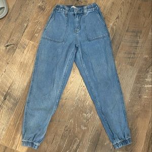 PacSun High Rise Denim Joggers